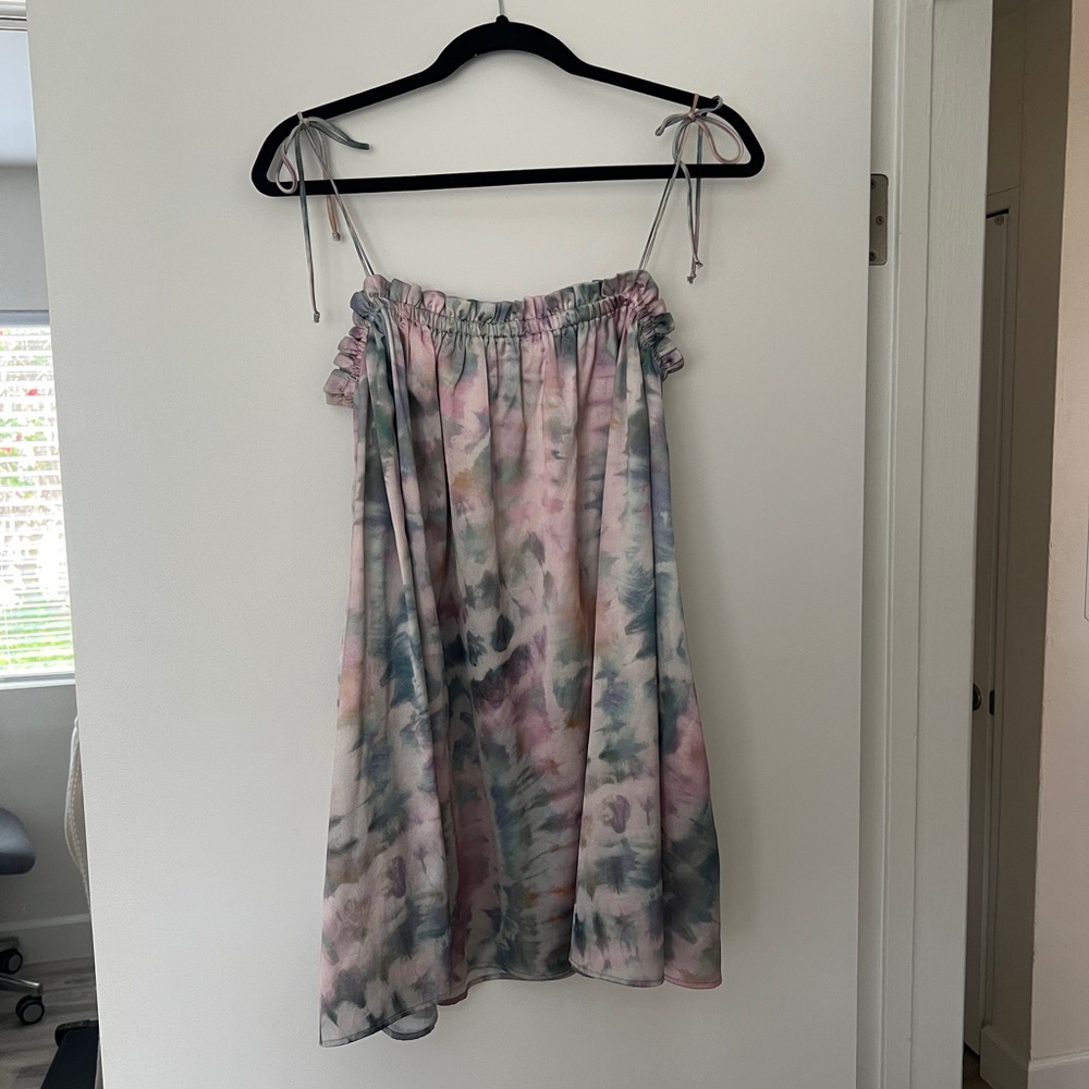 Show Me Your Mumu Pastel Tie-Dye Top in Pink, Blue, Cream